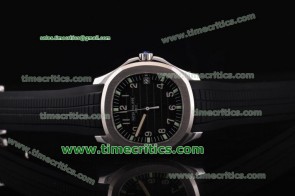 Patek Philippe TriPP002 Aquanaut Black Dial Black Rubber Steel Watch