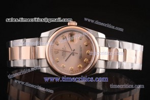 Rolex TriROL214 Datejust Rose Gold Dial Two Tone Watch