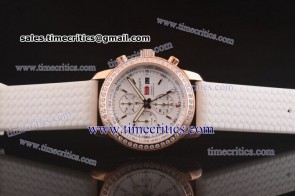 Chopard Trichp2012 27 Mille Miglia GMT Chrono For 2012 White Rose Gold Diamond Watch