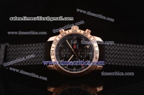 Chopard Trichp2012 37 Mille Miglia GMT Chrono For 2012 Black Rose Gold Watch