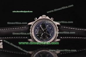 Breitling TriBrlc088 Chronospace Black Dial Steel Watch