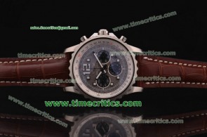 Breitling TriBrlc090 Chronospace Gray Dial Steel Watch