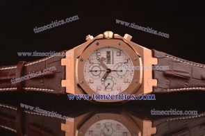 Audemars Piguet TriAP176 City of Sails White Dial Rose Gold Watch