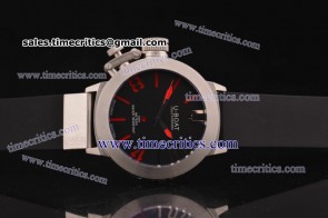 U-Boat TriUB224 Classico Black Dial Steel Watch