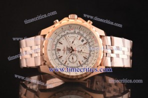 Breitling BRL397 Bentley Motors T White Dial Rose Gold Watch