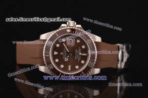 Rolex TriROL1156 Submariner Brown Dial Steel Watch