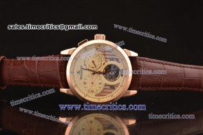 Jaeger-LeCoultre TriJL070 Grande Complication Beige Dial Rose Gold Watch