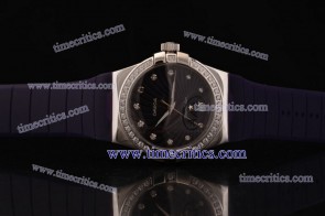 Omega TriOGA210 Constellation Ladies 35mm Steel Diamond Watch