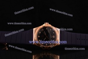 Omega TriOGA214 Constellation Ladies 35mm Rose Gold Watch