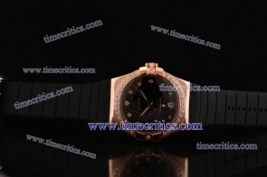 Omega TriOGA217 Constellation Ladies 35mm Rose Gold Diamond Watch