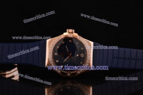 Omega TriOGA218 Constellation Ladies 35mm Rose Gold Diamond Watch