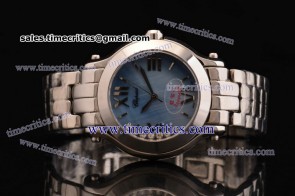 Chopard Trichp250 Happy Sport II Round 7 Floating Diamonds Steel Watch