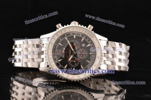 Breitling TriBrl159 Montbrillant 05 Black Dial Steel Watch