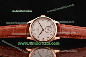 IWC TriIWCP2157 Portuguese Vintage White Dial Rose Gold Watch