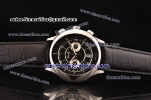 Piaget TriPIA073 Black Tie Black Dial Steel Watch