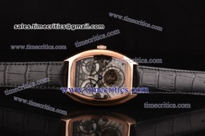 Franck Muller TriFRM108 Giga Silver Dial Rose Gold Watch