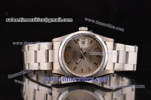 Rolex TriROL219 Datejust Silver Dial Steel Watch