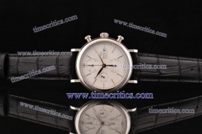 IWC TriIWCP2198 Portofino Chronograph White Dial Steel Watch