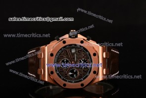 Audemars Piguet TriAP89133 Royal Oak Offshore Chronograph Don Ramon de la Cruz Grey Dial Rose Gold Watch (J12)