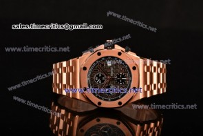 Audemars Piguet TriAP89134 Royal Oak Offshore Chronograph Don Ramon de la Cruz Grey Dial Full Rose Gold Watch (J12)