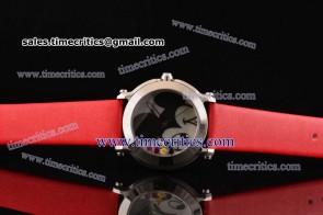 Chopard Trichp283 Happy Sport - Mickey Red Satin Steel Watch