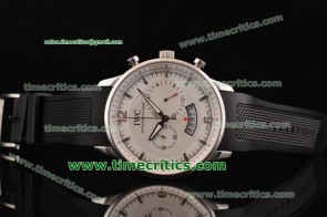 IWC TriIWCP2200 Portuguese White Dial Steel Watch