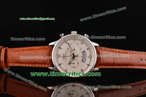 IWC TriIWCP2206 Portuguese White Dial Steel Watch