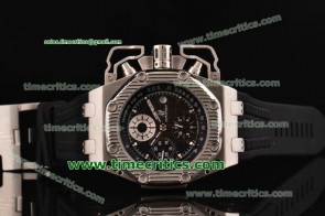 Audemars Piguet TriAP154 Survivor Black Dial Steel Watch