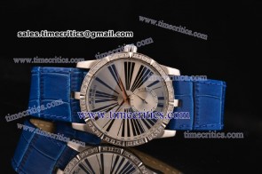 Roger Dubuis TriRD064 Excalibur 36 Sliver Dial Steel Watch