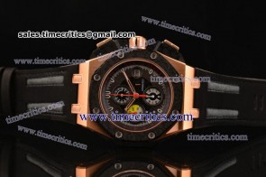 Audemars Piguet TriAP185 Grand Prix Black Dial Rose Gold Watch