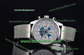Breitling BrlTSO021 Transocean Chrono White Dial Steel Watch