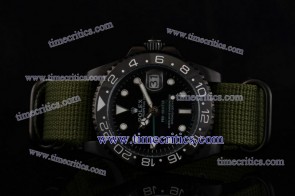 Rolex Pro-Hunter TriROL1444 GMT-Master Black Dial PVD Watch