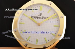Audemars Piguet TriAP329 Royal Oak White Dial Yellow Gold Watch