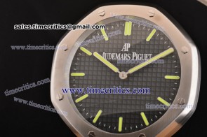 Audemars Piguet TriAP330 Royal Oak Black Dial Steel Watch