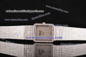 Piaget TriPIA013 Limelight Full of Diamond Dial Steel Watch