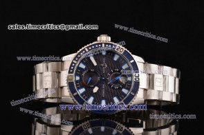Ulysse Nardin TriUN151 Maxi Marine Diver  Brown Dial Steel Watch