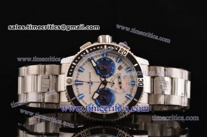 Ulysse Nardin TriUN160 Maxi Marine Diver  White Dial Steel Watch
