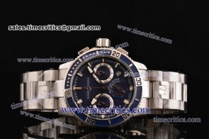 Ulysse Nardin TriUN162 Maxi Marine Diver  Blue Dial Steel Watch