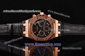 Audemars Piguet TriAP88025 Royal Oak Chrono Black Dial Rose Gold Watch