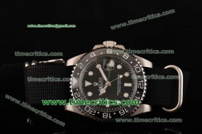 Rolex TriROL88053 GMT Master II Black Dial Steel Watch