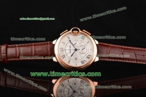 Cartier CBB001 Ballon Bleu Chronograph Rose Gold Watch 