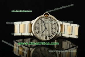 Cartier TriCAR382 Ballon Bleu De Large Two Tone Steel Watch