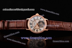 Jaeger-LeCoultre TriJL106 Master Diamond/White MOP Dial Rose Gold Watch