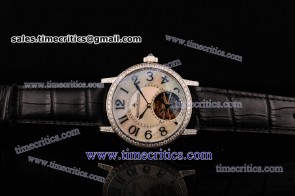 Jaeger-LeCoultre TriJL107 Master Diamond/White MOP Dial Steel Watch