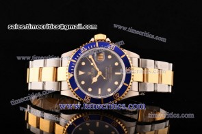 Rolex TriROL1466 Submariner Blue Dial Two Tone Watch