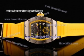 Richard Mille TriRM101 RM036 Skeleton Dial Steel Watch