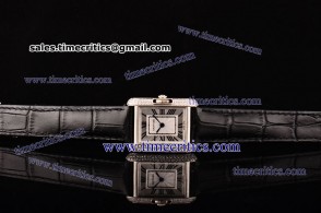 Cartier Tri0807001 Tank Sliver Diamond Bezel Steel/Diamond Watch