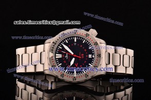 Sinn Tri0807020 U2 1020.010 GMT Black Stick Markers Steel Watch