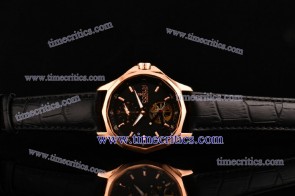 Corum TriCOR077 Admirals Cup Black Dial Rose Gold Watch