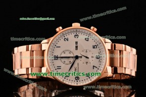 IWC Tri0817045 Portuguese White Dial Rose Gold Watch